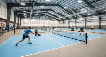 Créer un terrain de pickleball indoor : dimensions, sol et équipement profession
