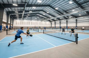 Créer un terrain de pickleball indoor : dimensions, sol et équipement profession