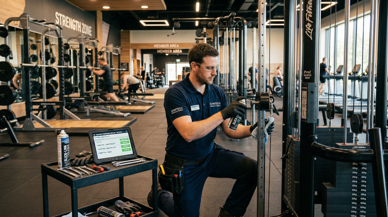 Maintenance préventive appareils de musculation professionnels