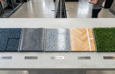 Comparatif revêtements de sol pour salle de sport