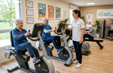 Espace sport sur ordonnance APA avec équipement adapté