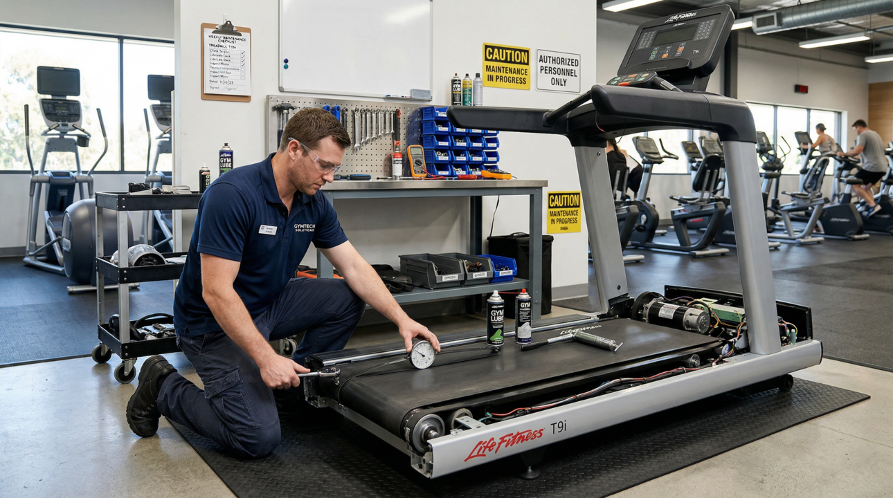Maintenance préventive équipements de salle de sport professionnelle