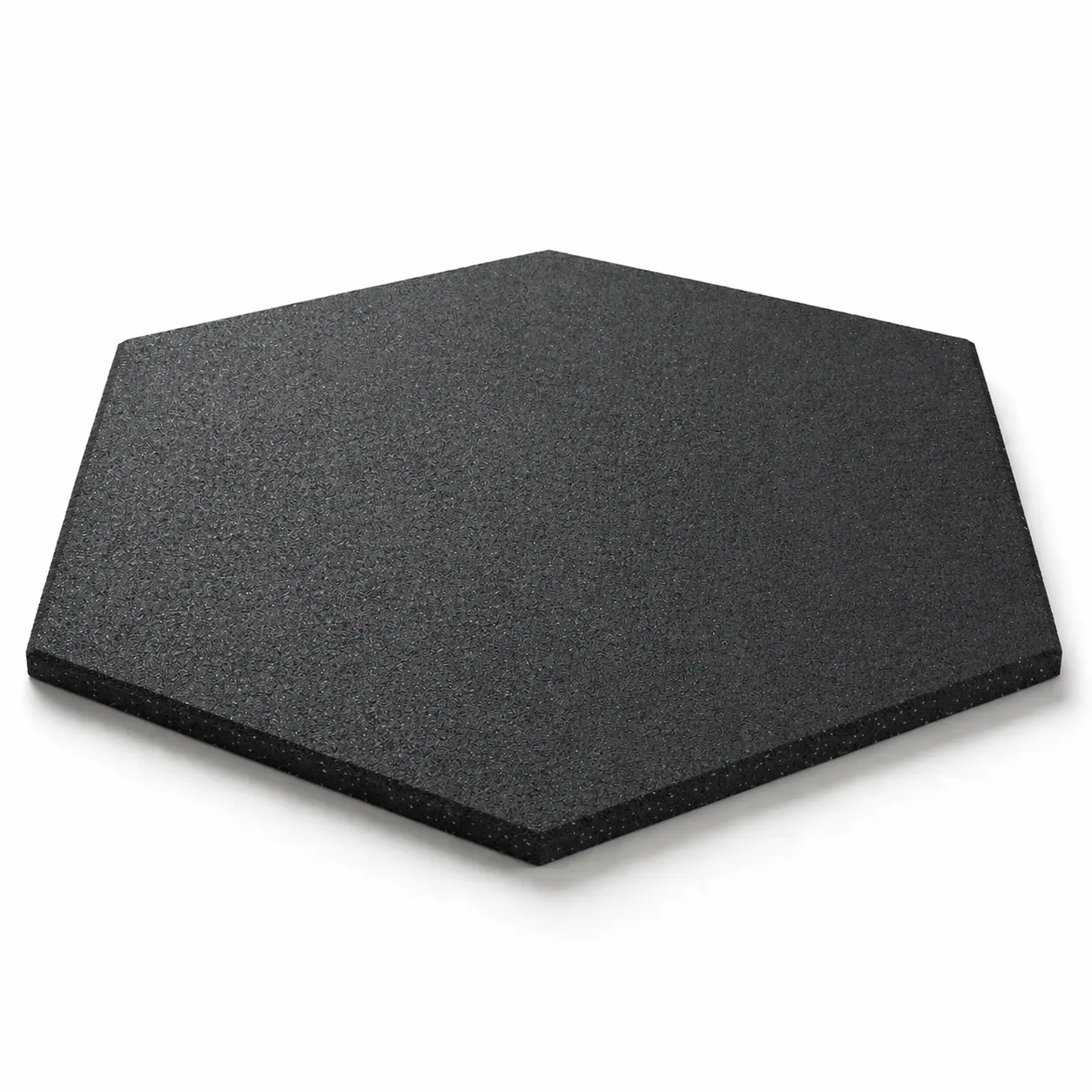 ecotile Hexagon Professional Rubber Gym Tile, 10 to 40 mm