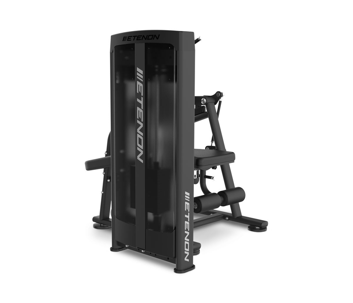 machine crunch abdominal etenon r8402 — sangle abdominale, grand droit, obliques, siège pivotant 3 positions
