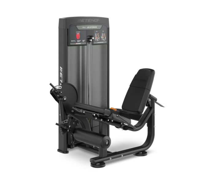 Machine d'extension de jambes Metenon pour salle de sport.
