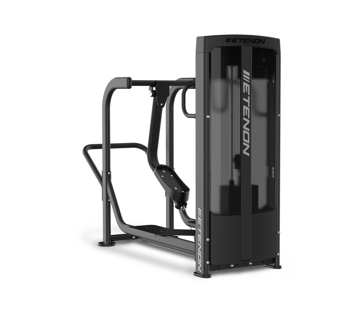 machine kickback fessier etenon r8404 — grand fessier debout, activation maximale, extension de hanche guidée