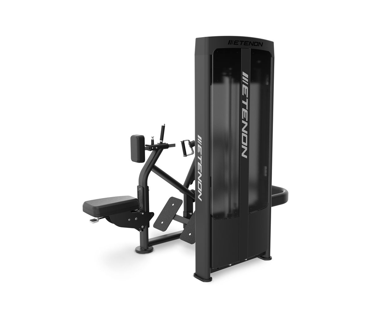 machine rowing assis etenon r8201 — tirage horizontal iso latéral, grand dorsal, poignées 360°
