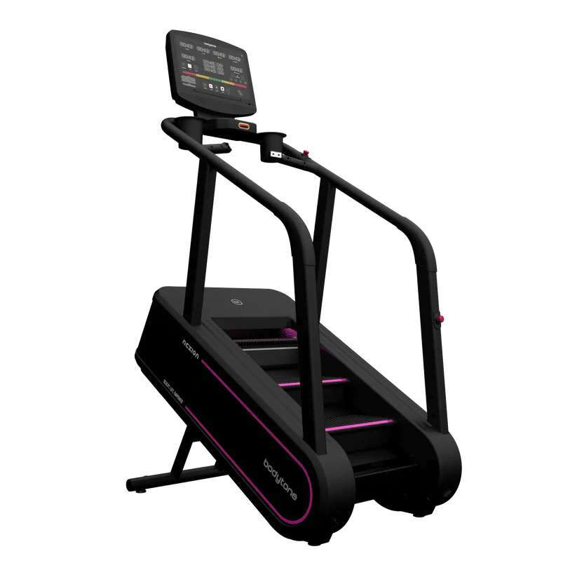 Machine de step Bodytone Aczion noire et rose.