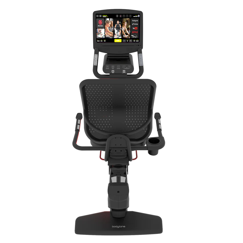 vélo couché bodytone nexion r80t – Écran tactile 15,6