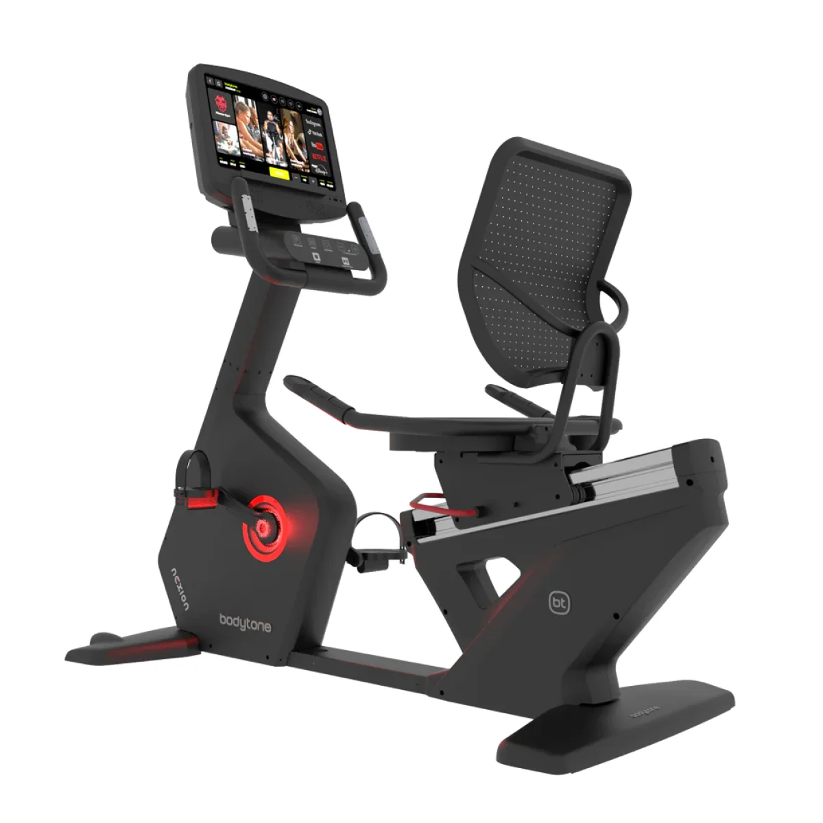 Vélo couché professionnel Bodytone Nexion R80T avec écran tactile