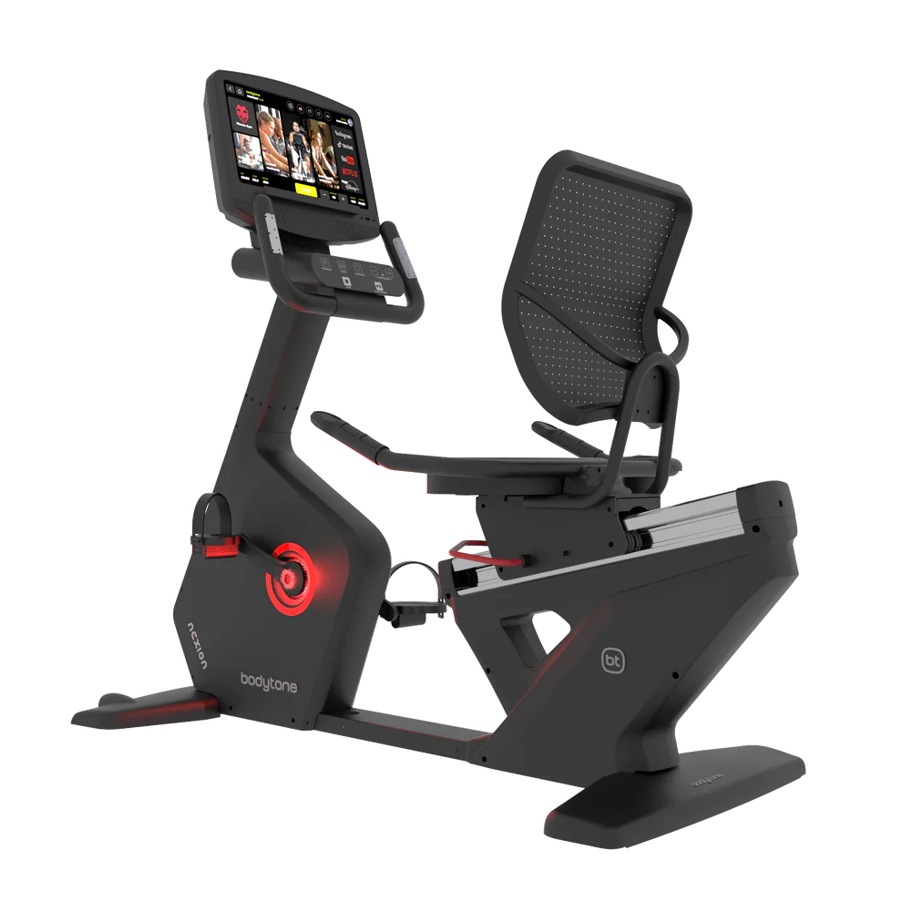 vélo couché bodytone nexion r80t – Écran tactile 15,6