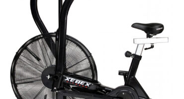 Vélo à air XEBEX Fitness noir avec connectivité intelligente