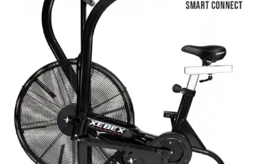 Vélo à air XEBEX Fitness noir avec connectivité intelligente