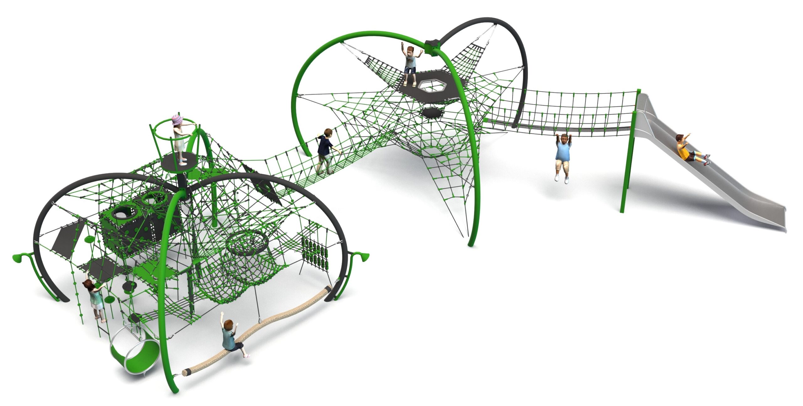 structure de jeu en corde exterieure