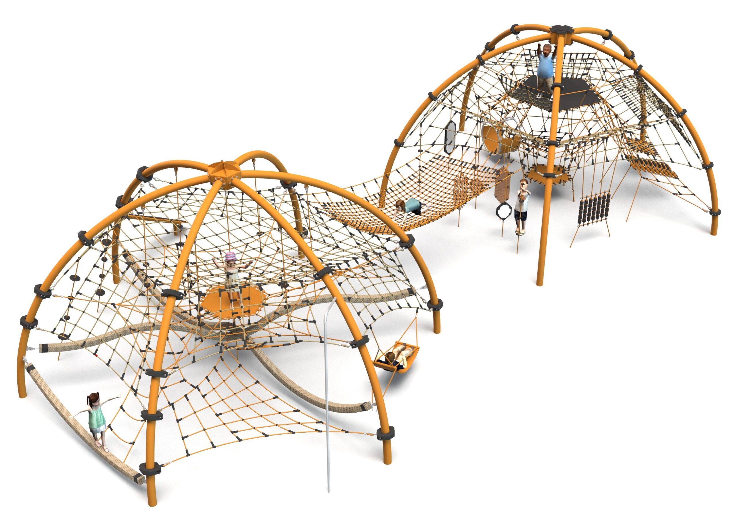 structure de jeu en corde exterieure