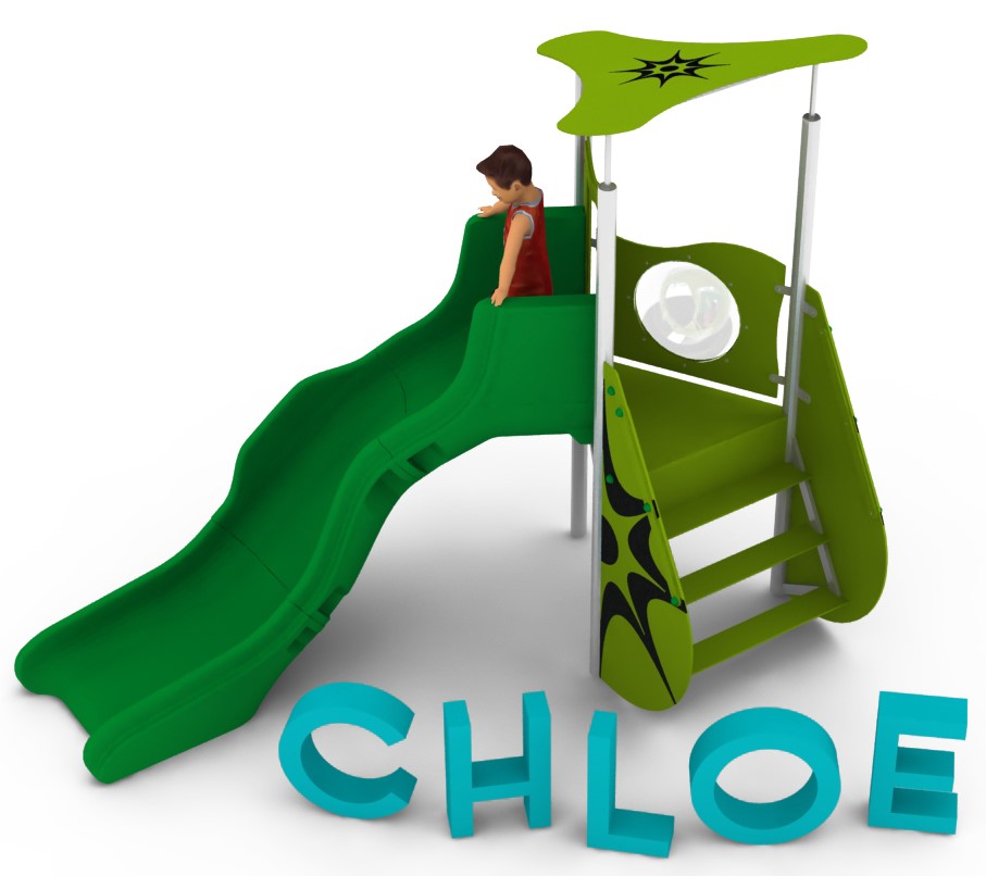 Structure de jeu en corde pour aire de jeux exterieure - CHLOE