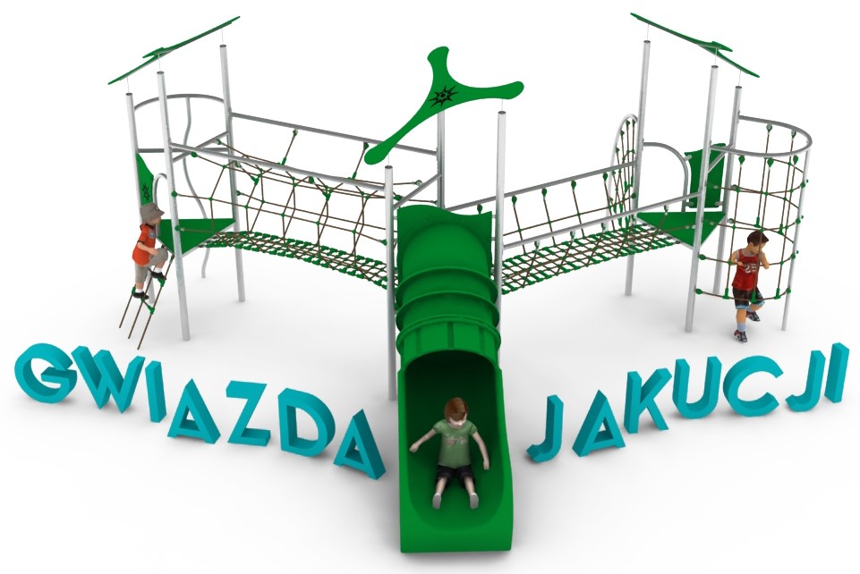 Structure de jeu en corde pour aire de jeux exterieure - ETOILE-YAKOUTIE