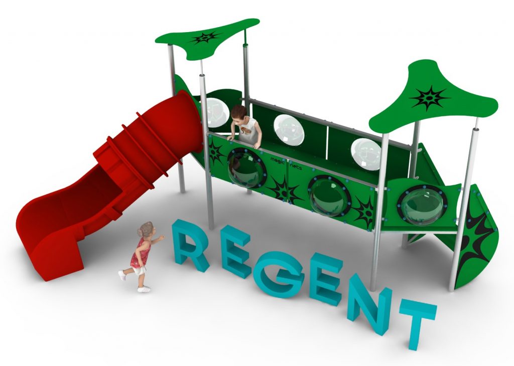 Structure de jeu en corde pour aire de jeux exterieure - REGENT