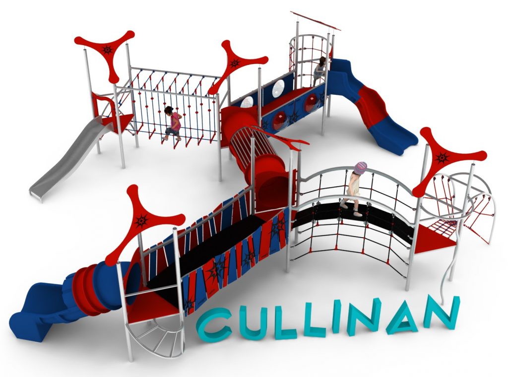 Structure de jeu en corde pour aire de jeux exterieure - CULLINAN