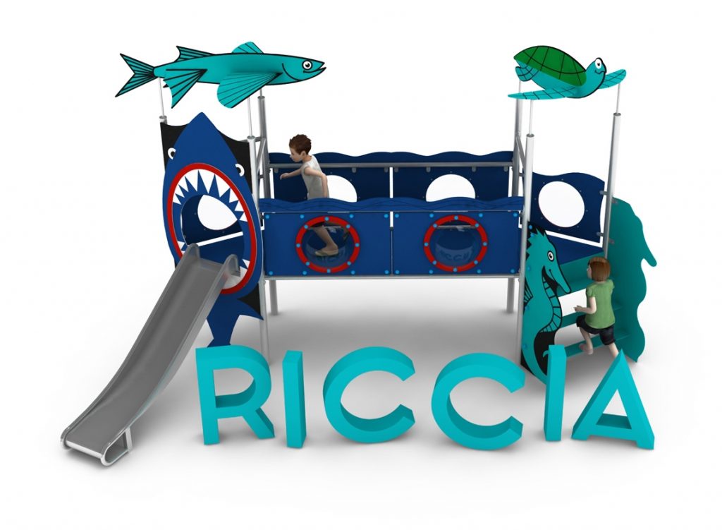 Structure de jeu en corde pour aire de jeux exterieure - RICCIA