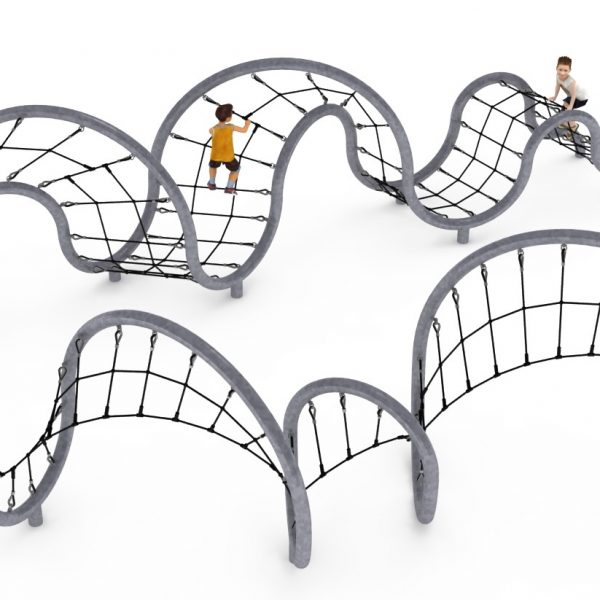 structure tubulaire de jeu roodix pour aire de jeux exterieure