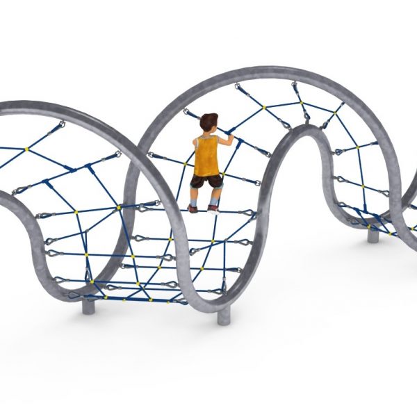 structure tubulaire de jeu miniroodix pour aire de jeux exterieure