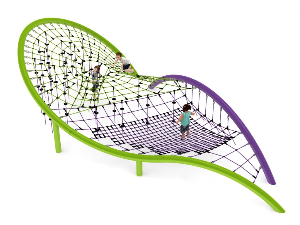 structure tubulaire de jeu aludra pour aire de jeux exterieure