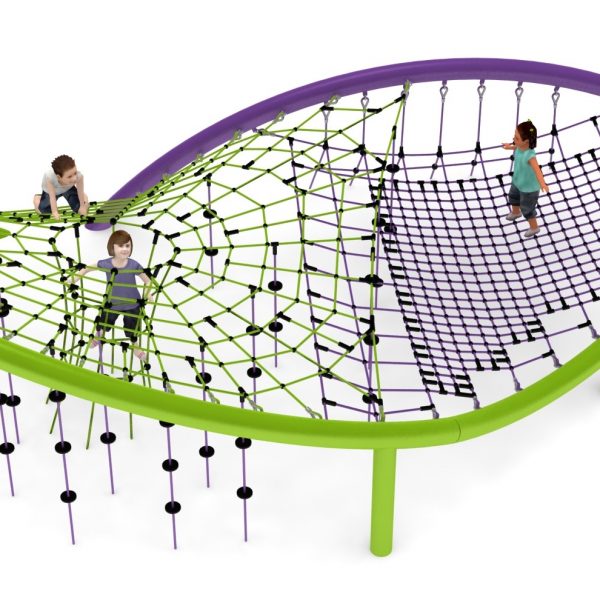 structure tubulaire de jeu aludra pour aire de jeux exterieure