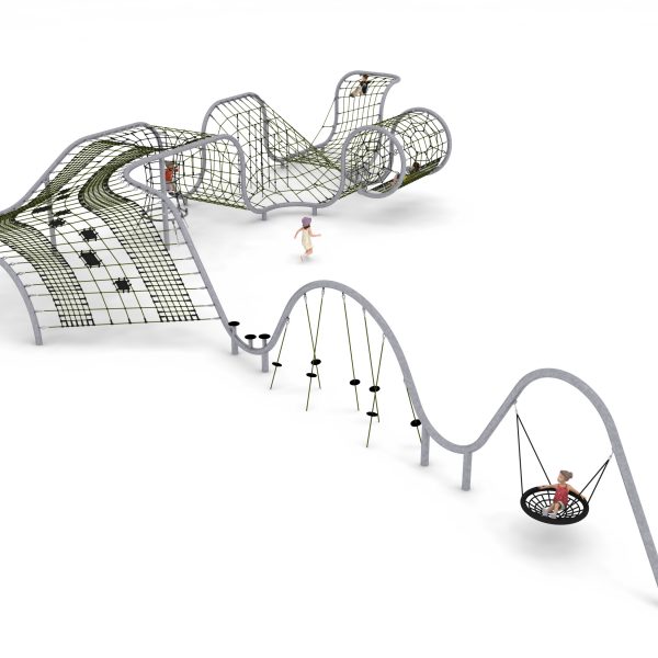 structure tubulaire de jeu shaula pour aire de jeux exterieure