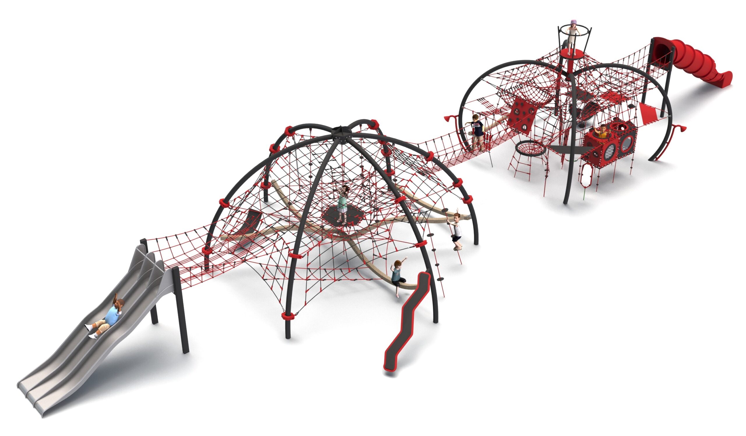 structure de jeu en corde exterieure