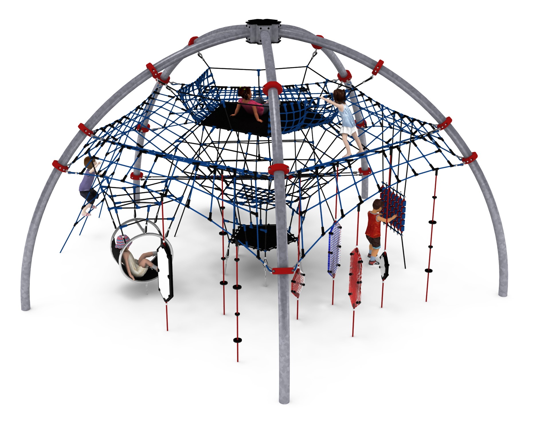 riegel structure de jeu en corde à arches sensorielles