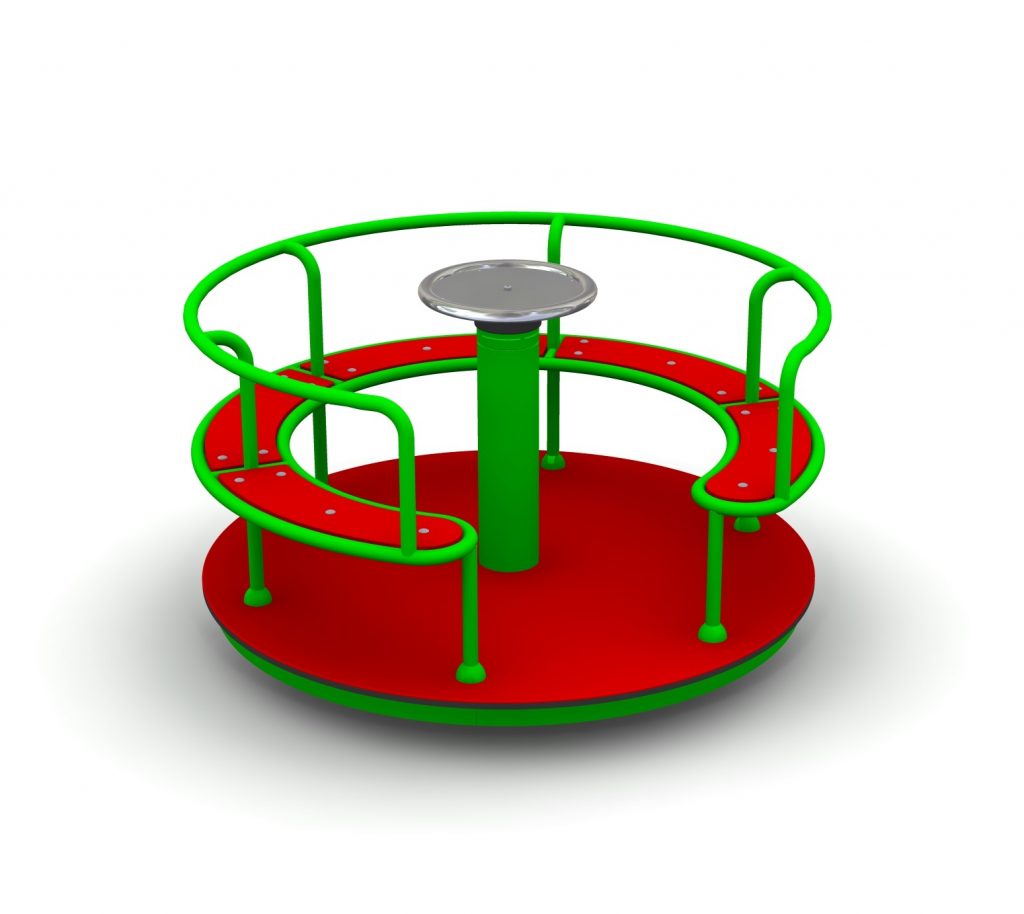 carrousel rotatif stas pour aire de jeux
