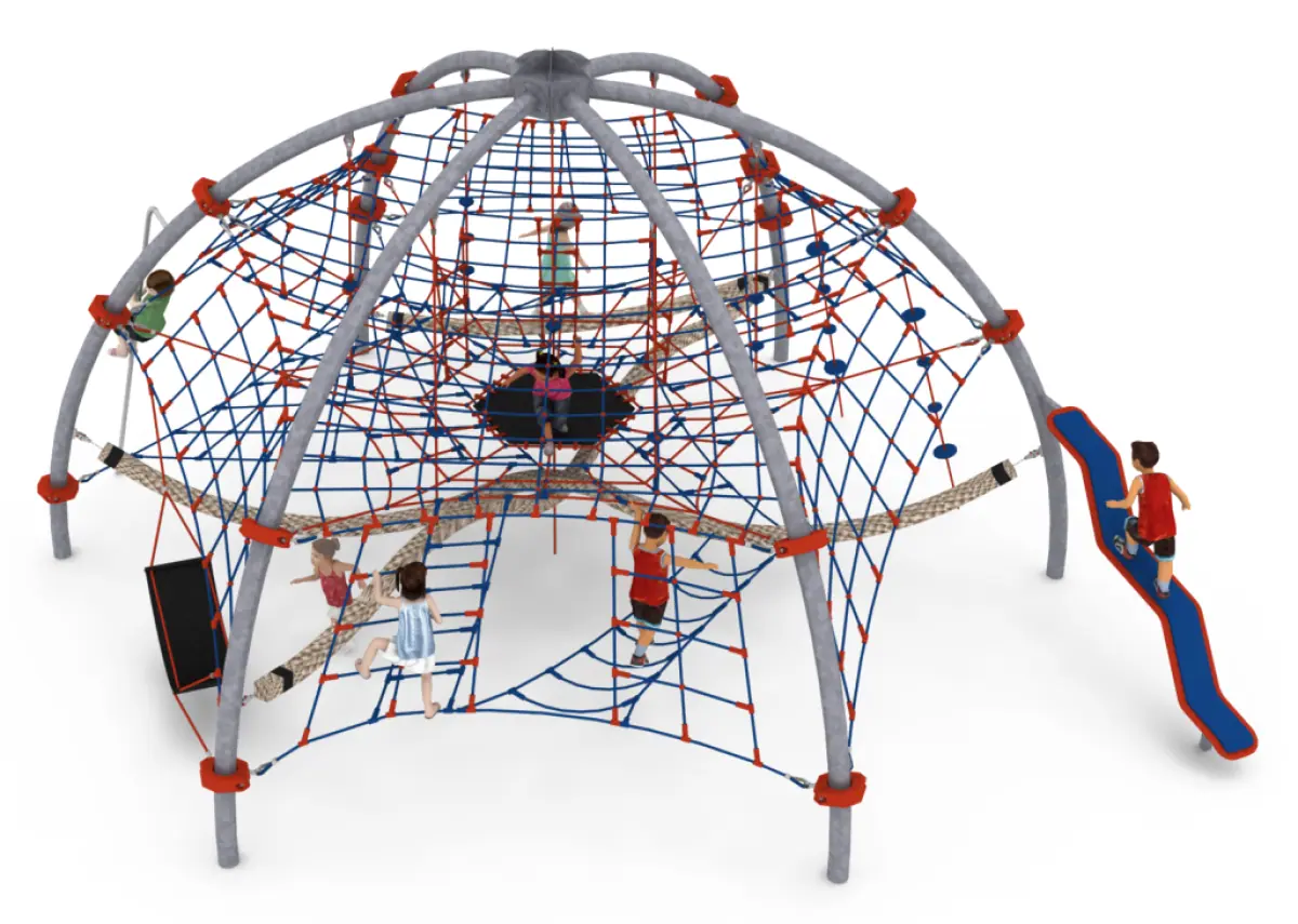 SPICA - Three-Arch Convergent Rope Play Structure