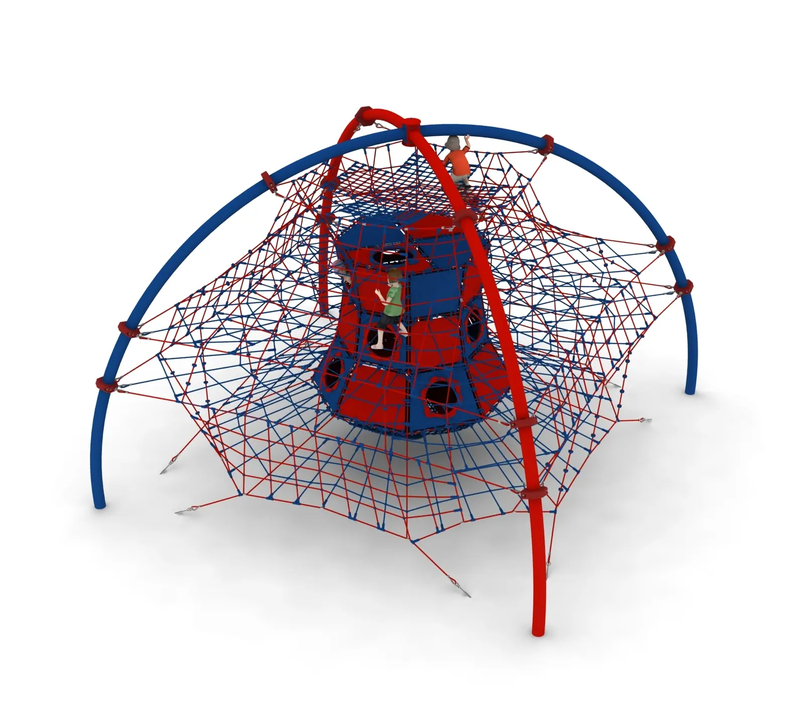 SPICA - Three-Arch Convergent Rope Play Structure