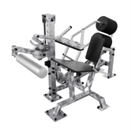 Appareil de musculation inox Leg Curl allongé outdoor