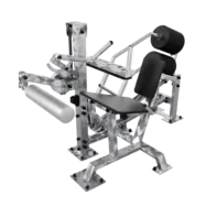 Appareil de musculation inox Leg Curl allongé outdoor