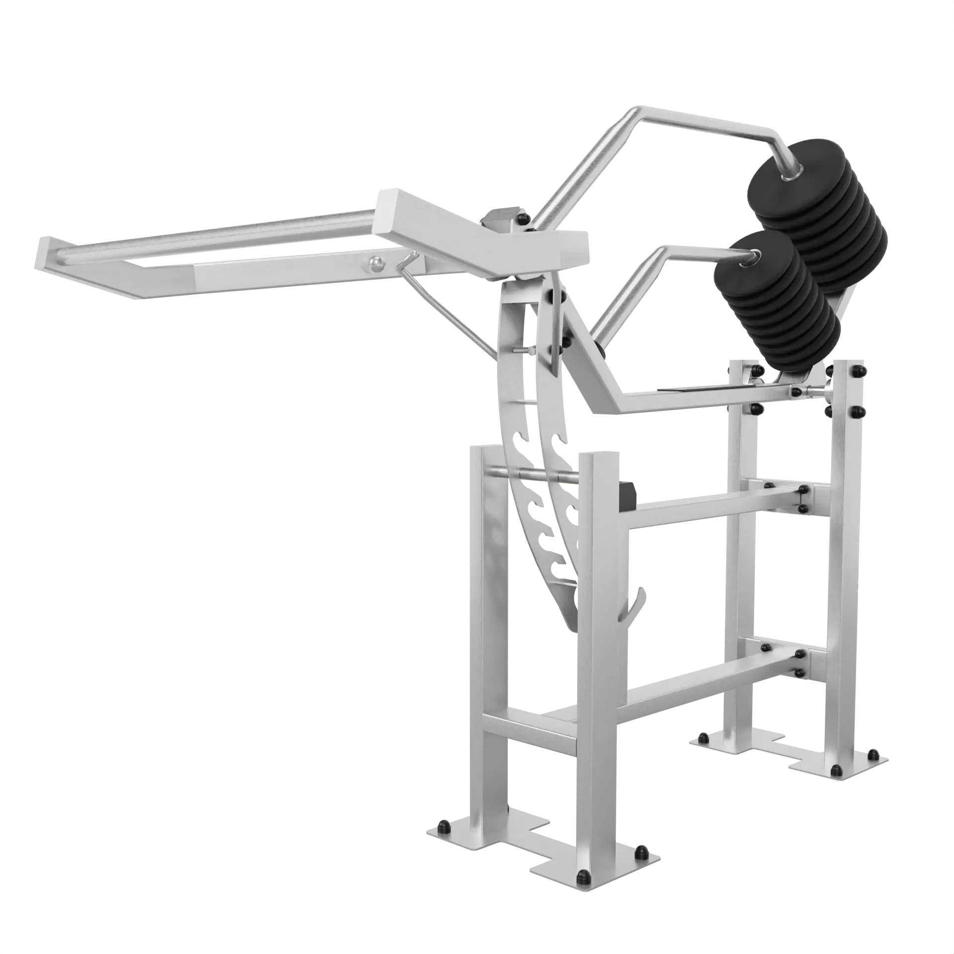 Appareil de musculation inox Squat Pro outdoor – vue 2