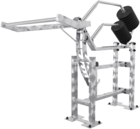 Appareil de musculation inox Squat Pro outdoor