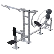 Appareil de musculation inox Tirage vertical accès libre outdoor