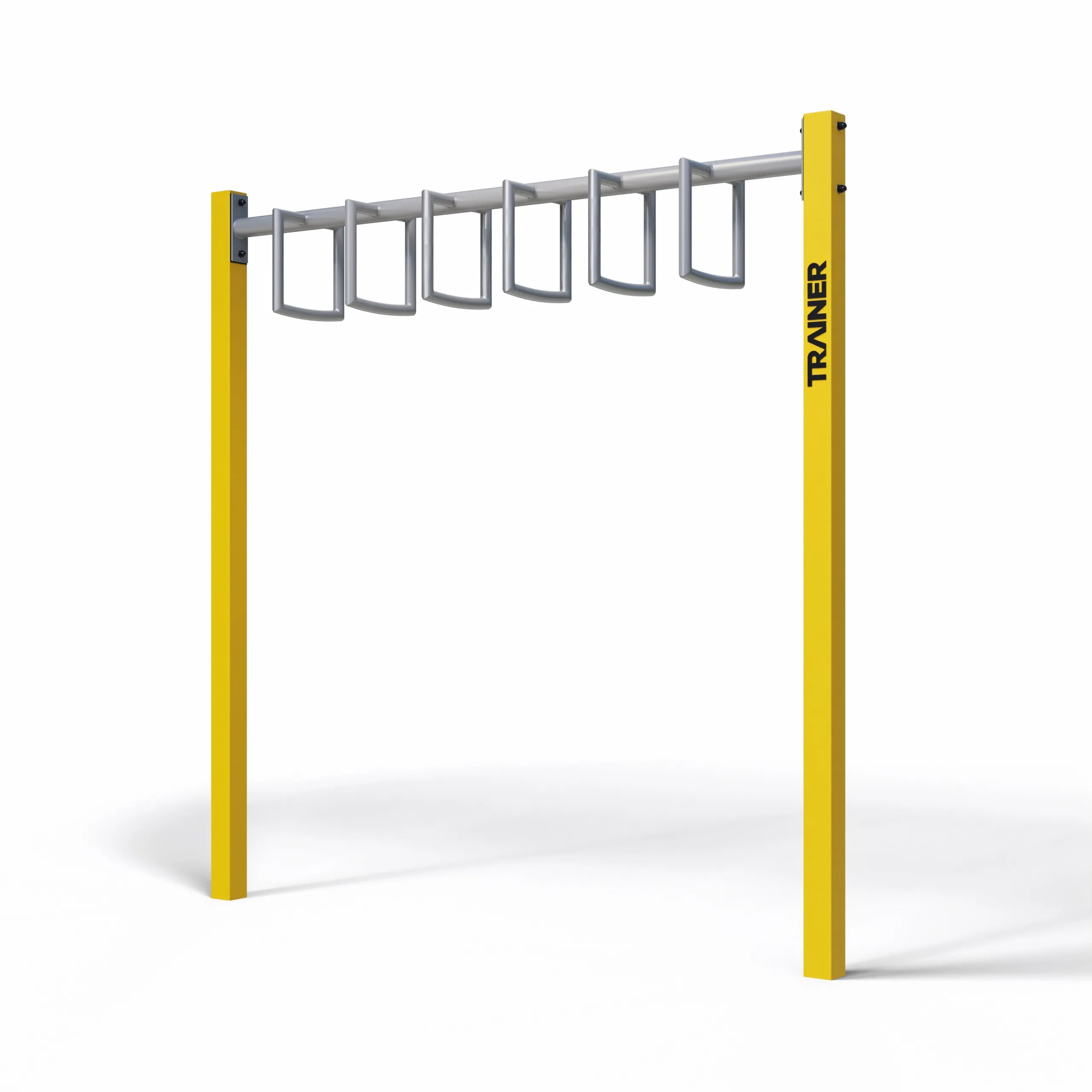 TRAINER Barre avec Poignees - structure de street workout exterieure