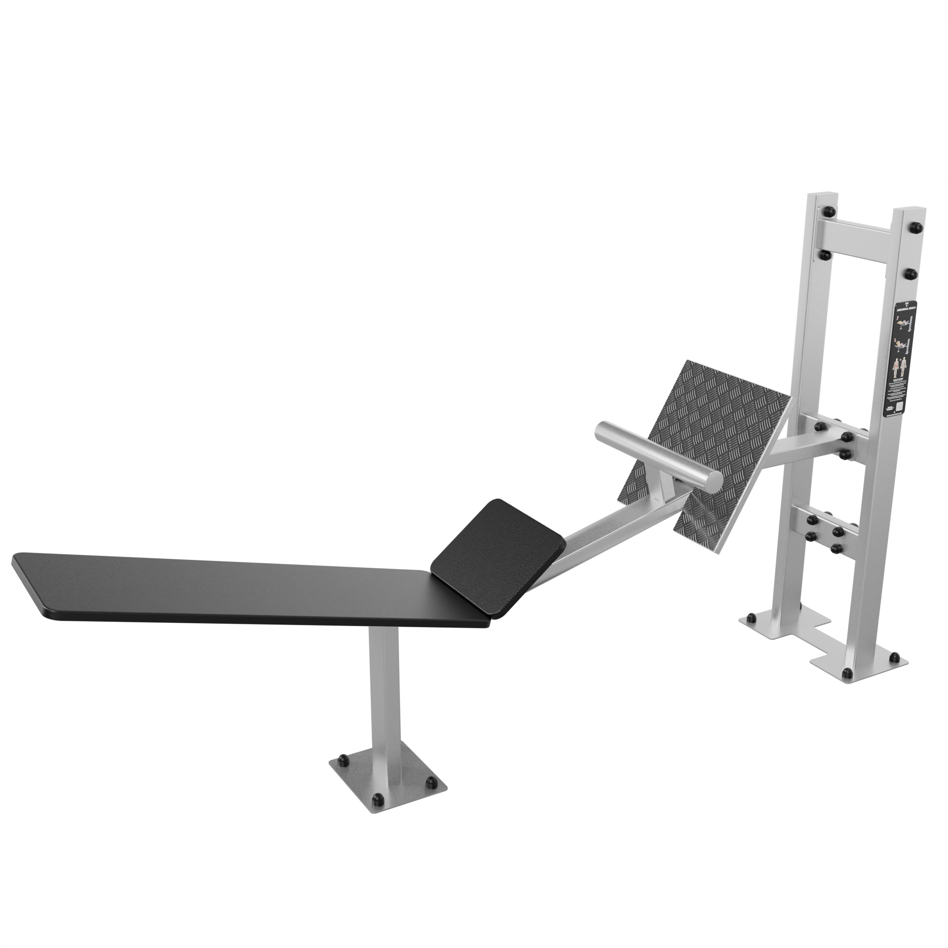 Banc à abdominaux extérieur inox
