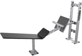 Banc à abdominaux extérieur inox