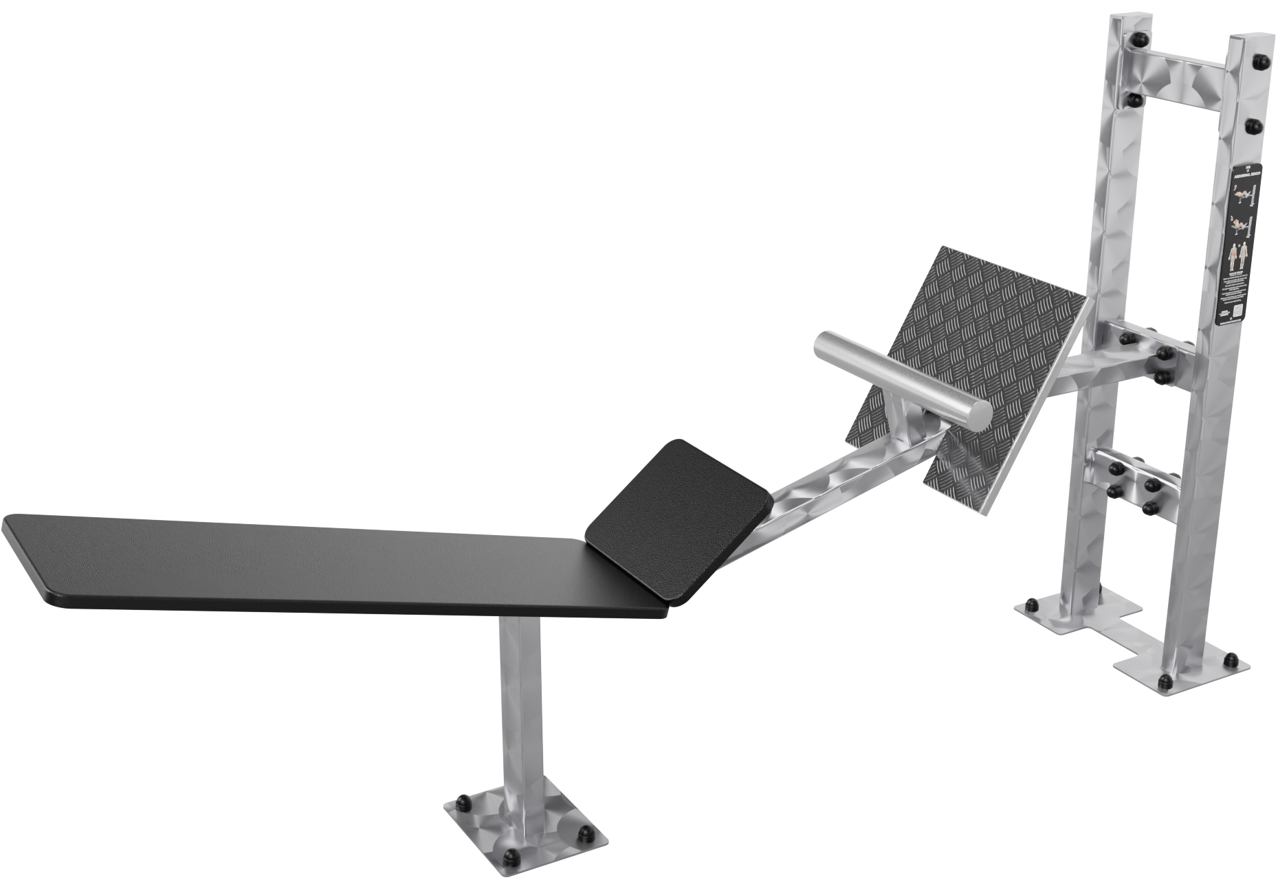 Banc à abdominaux extérieur inox