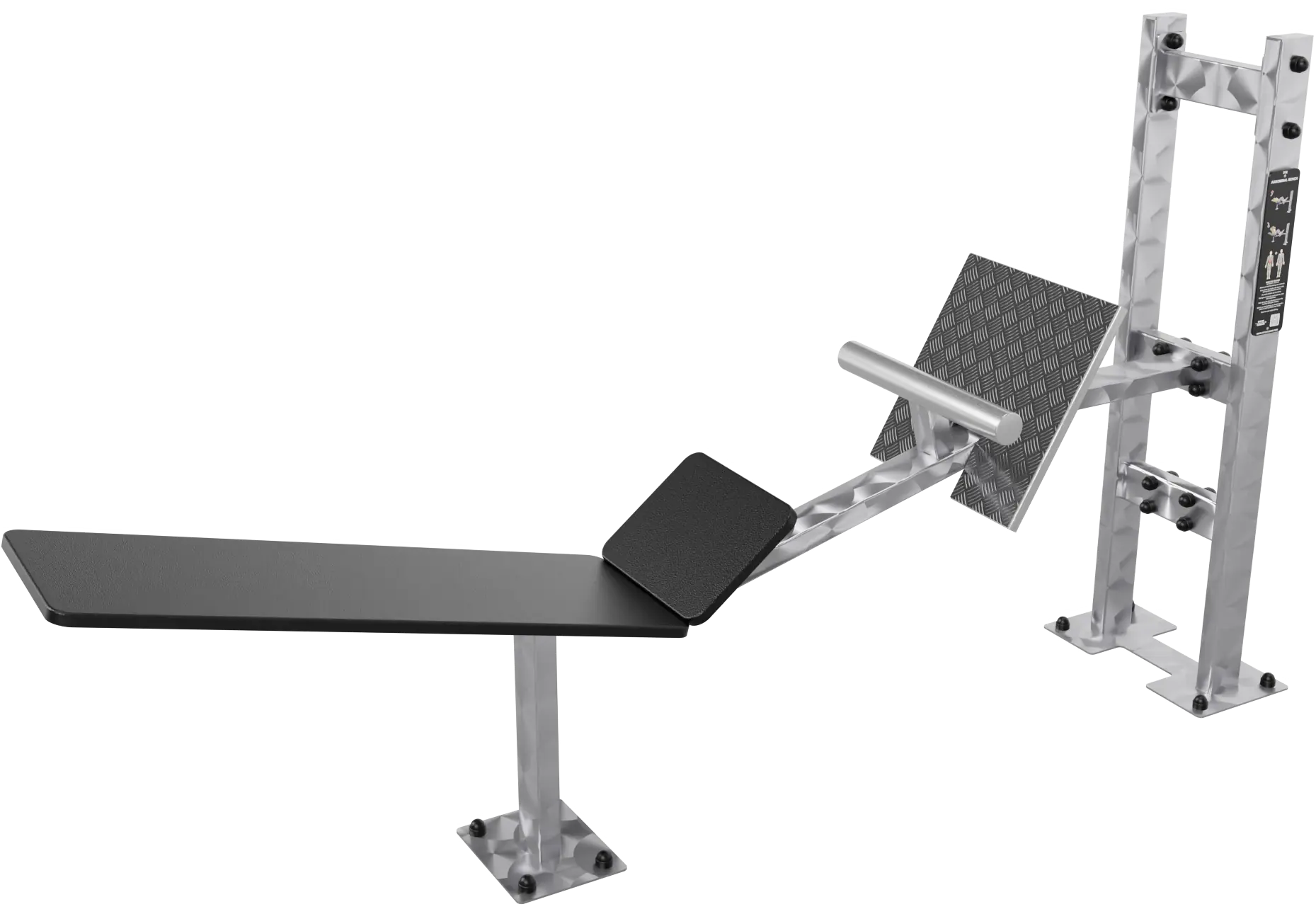 Banc à abdominaux extérieur inox