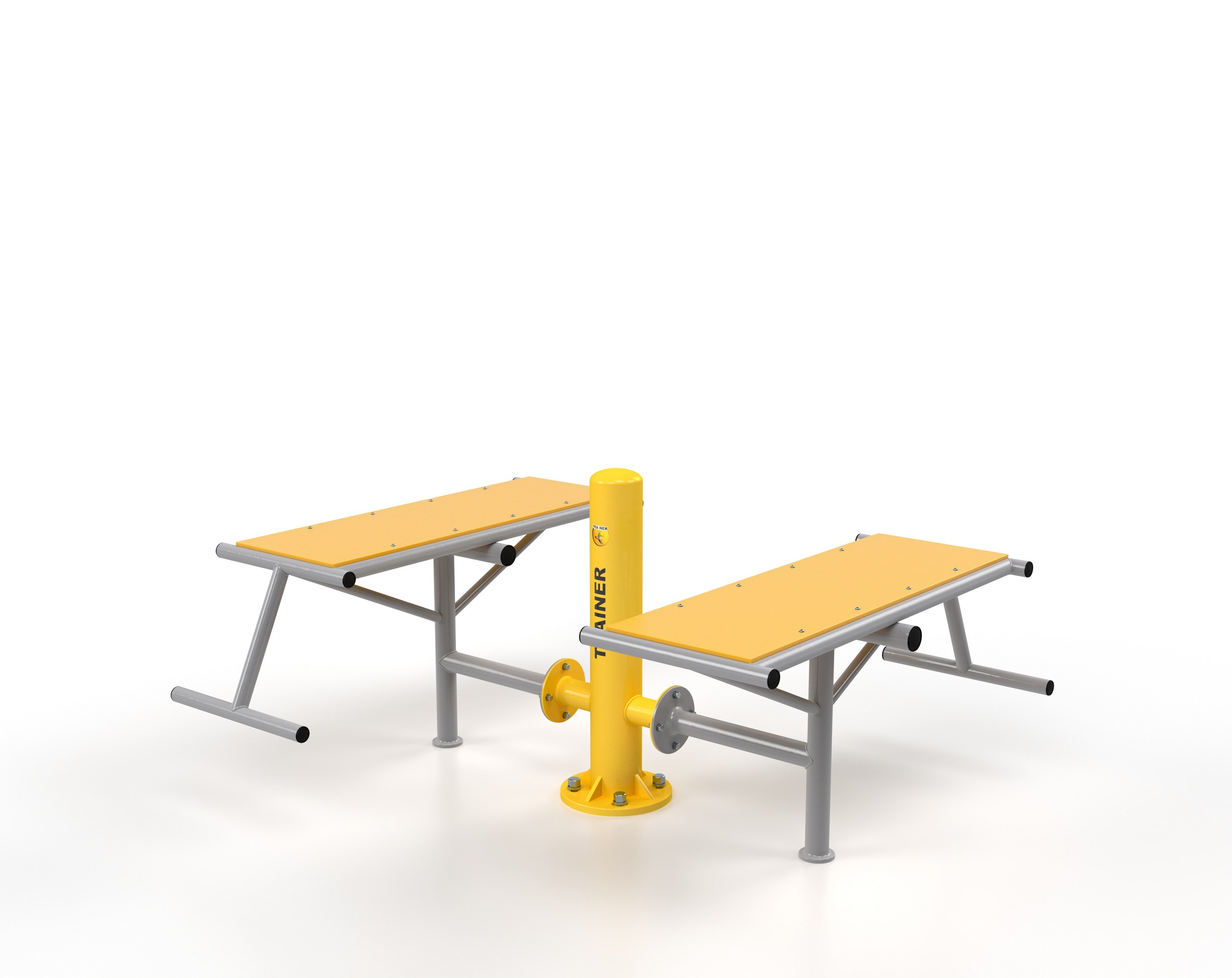 TRAINER Banc Training fitness exterieur - appareil de fitness exterieur