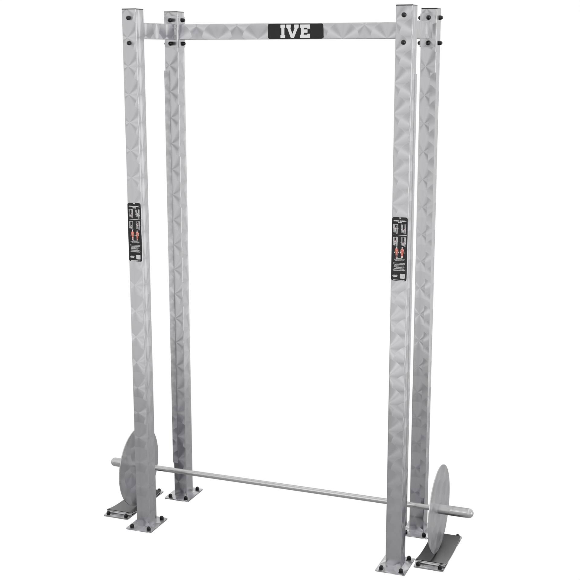 Barre de fitness lestée extérieure inox