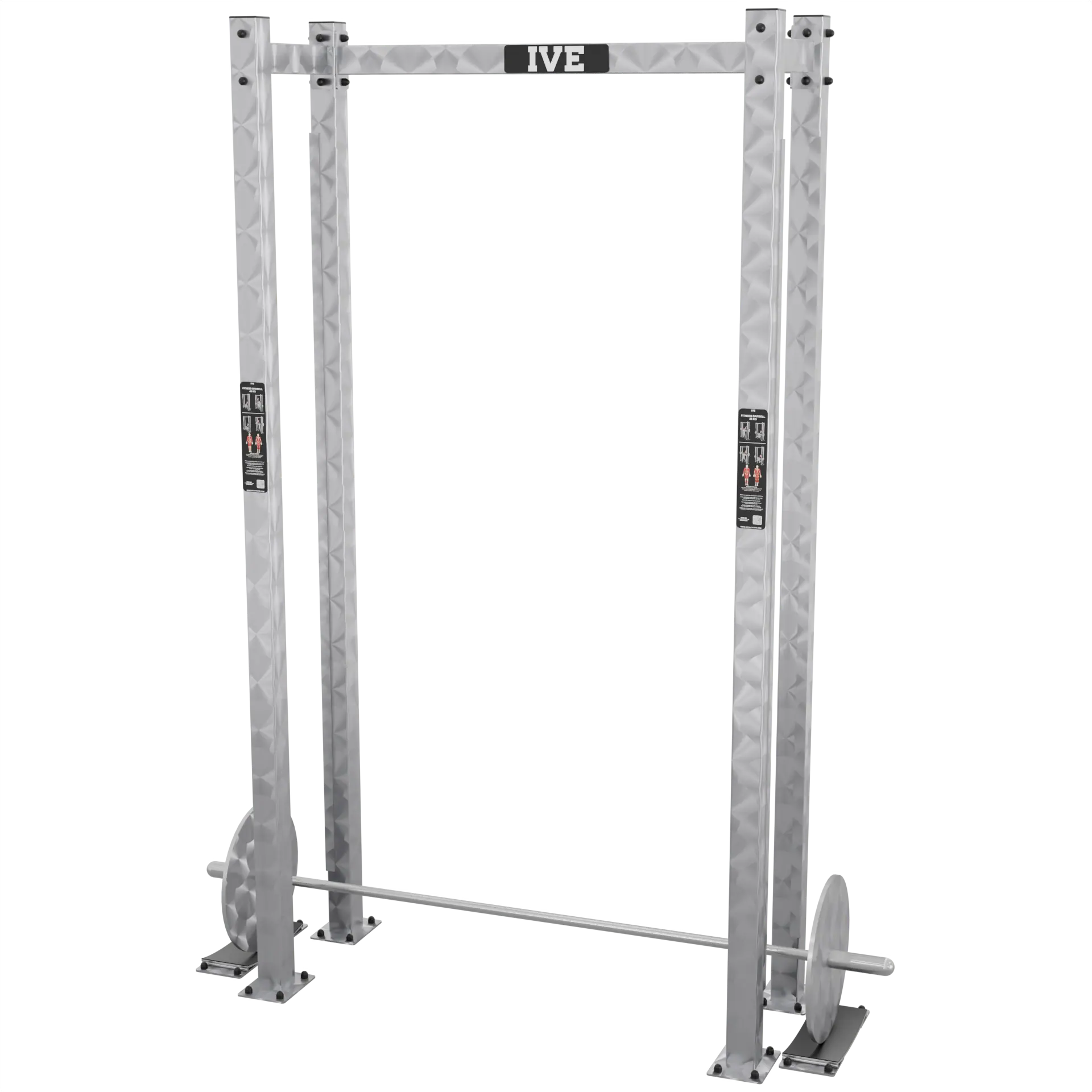 Barre de fitness lestée extérieure inox