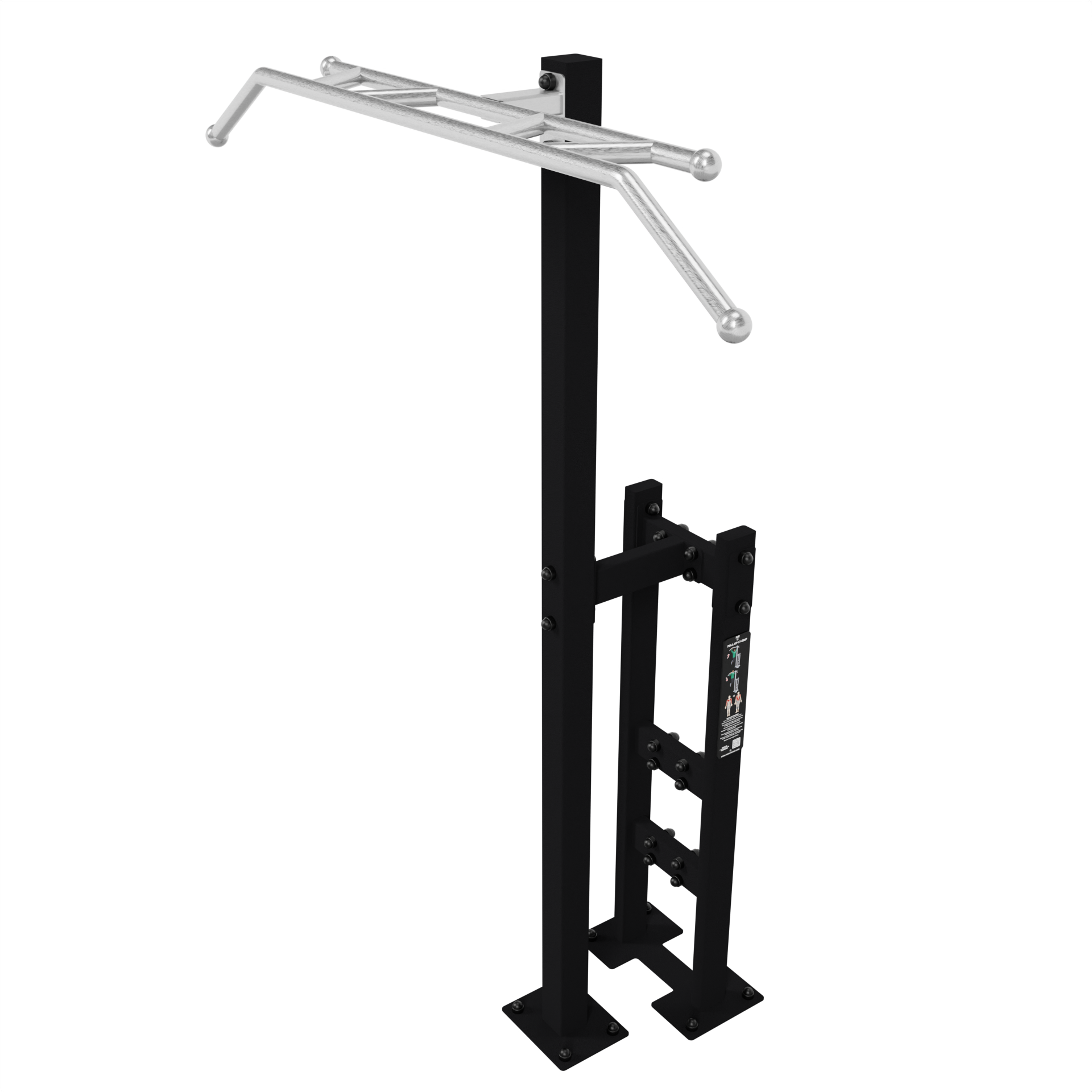 Barre de traction extérieure inox 7 prises