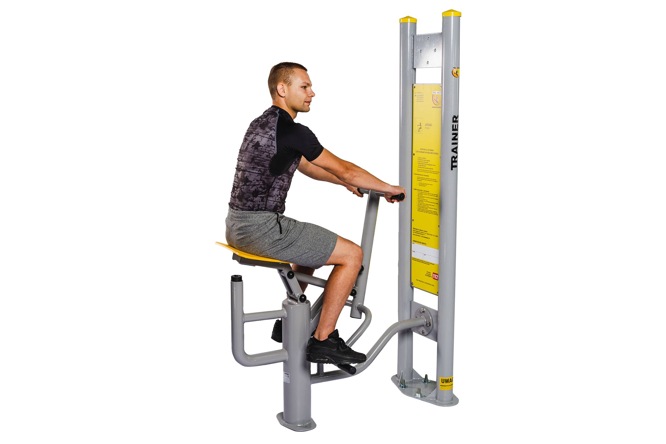 TRAINER Cavalier Steel4Fit - appareil de fitness exterieur
