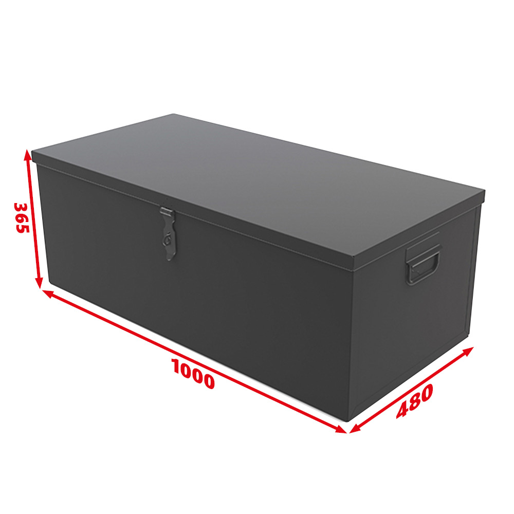 Coffre de rangement métallique 1000 x 480 x 365 mm – 175 L (CR1000)